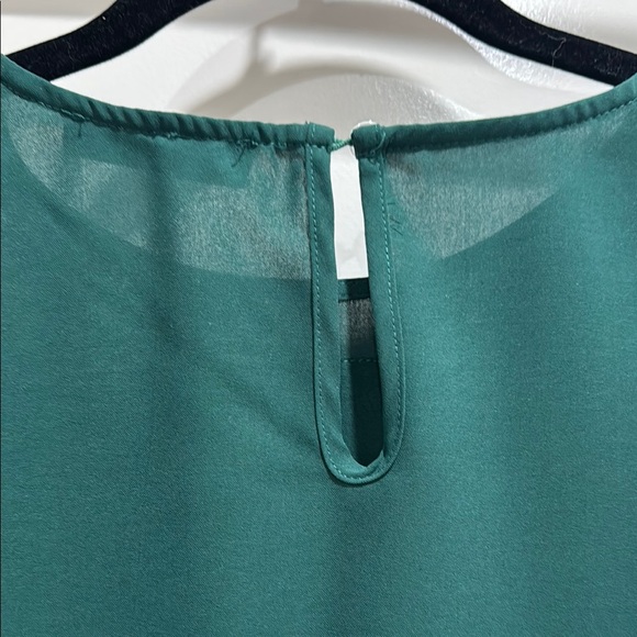 ! Grace Karin Elegant Green Ruffled Long Sleeve Blouse! - Picture 6 of 7